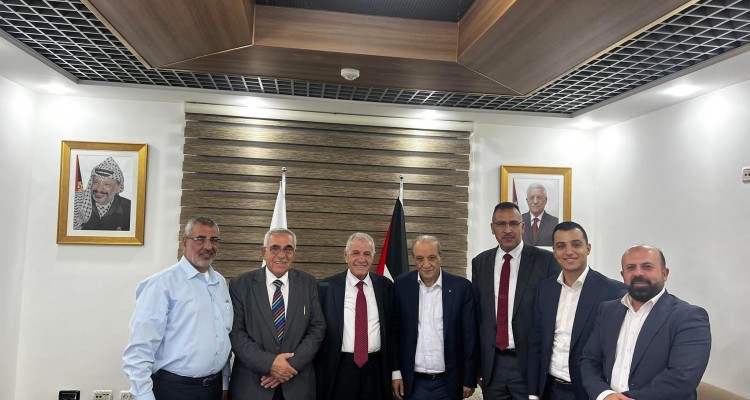 جمعية مدققي الحسابات القانونيين الفلسطينية تلتقي بسعادة اللواء ماجد فرج مدير جهاز المخابرات العامة الفلسطينية